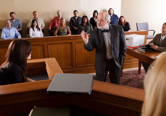 Can A Husband Defend His Wife In Court