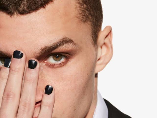 Why Do Guys Apply Black Nail Polish