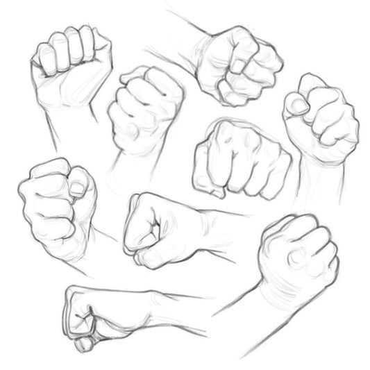 How To Draw A Fist