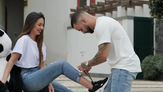 What Does It Mean When a Guy Ties Your Shoes?