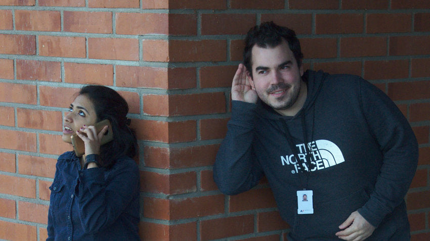 When A Guy Eavesdrops On You