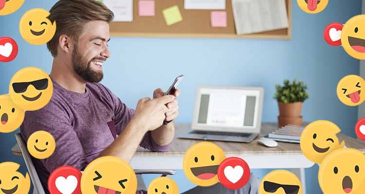 When A Guy Uses A Lot Of Emojis