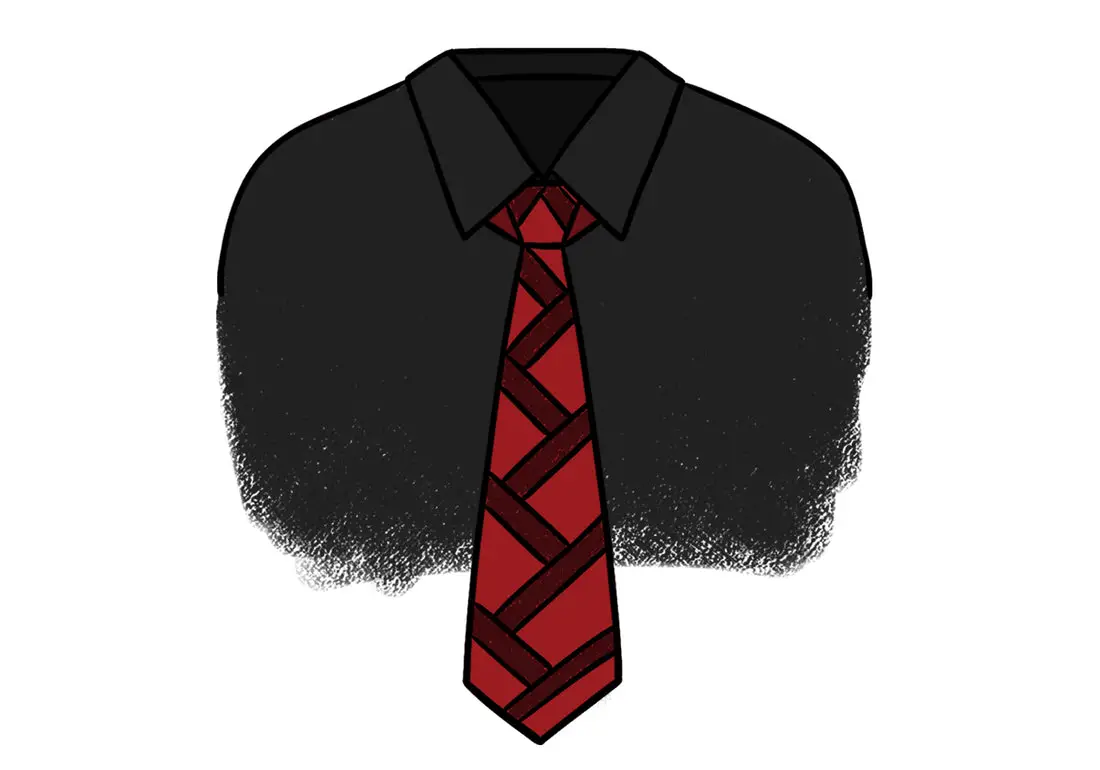 How To Draw A Tie