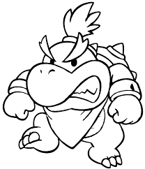 How To Draw A Bowser