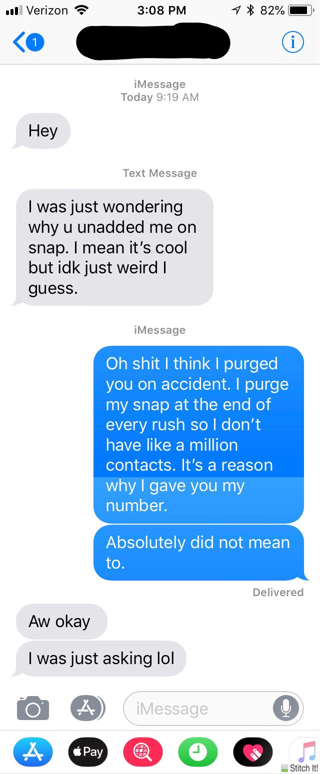 Why Would A Girl Screenshot Our Conversation